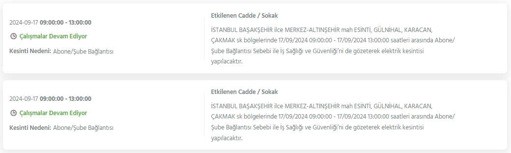 İstanbul'un bu ilçelerinde 8 saati bulacak elektrik kesintileri yaşanacak 23